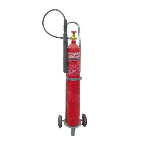 12 kg CO₂ Trolley Fire Extinguisher – Clean Agent for Electrical & Flammable Liquid Fires