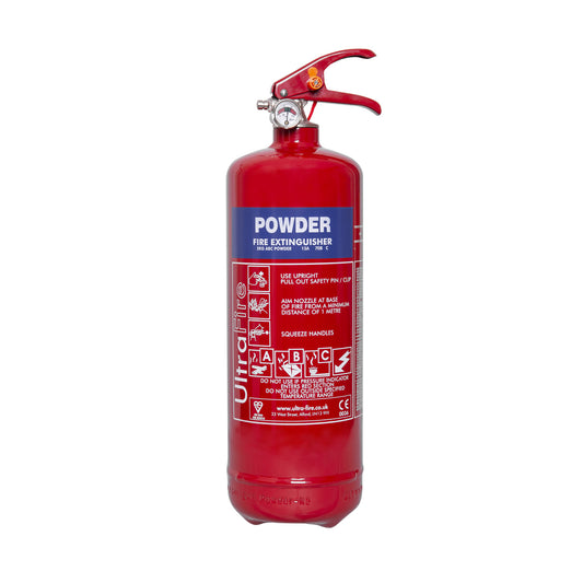 2 kg ABC Dry Powder Fire Extinguisher – Compact Protection for Class A, B & C Fires
