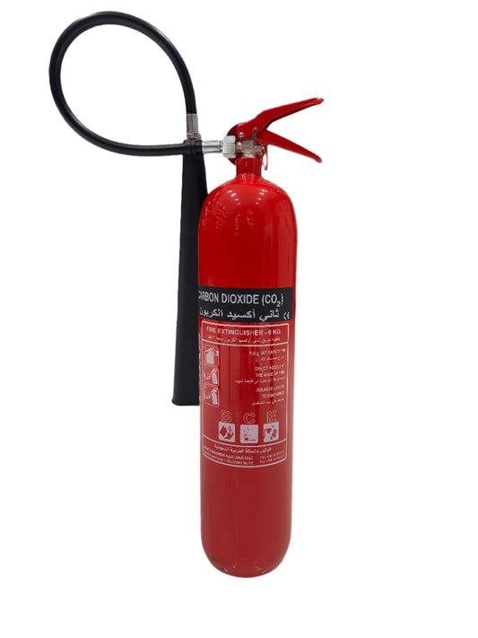 6 kg CO₂ Fire Extinguisher – Clean Agent for Electrical & Flammable Liquid Fires