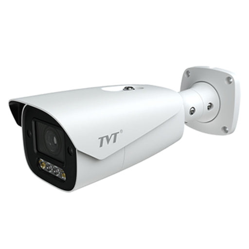 TD-9443E4-PA 4MP AI bullet CCTV camera – dual illumination with warning lights
